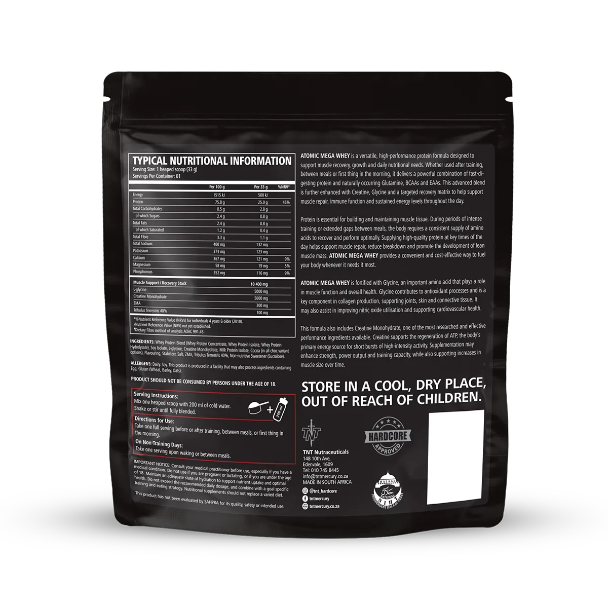 Atomic Mega Whey 2kg - Image 2